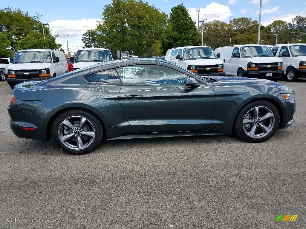 2015 Mustang V6 Coupe - Guard Metallic / Ebony photo #5