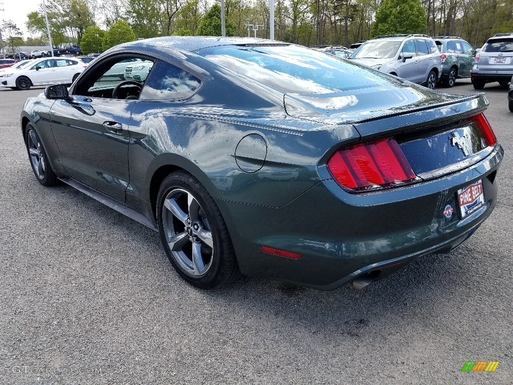 2015 Mustang V6 Coupe - Guard Metallic / Ebony photo #9