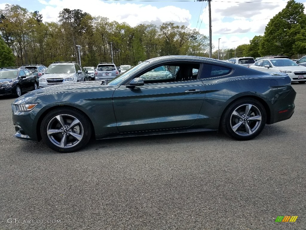 2015 Mustang V6 Coupe - Guard Metallic / Ebony photo #10