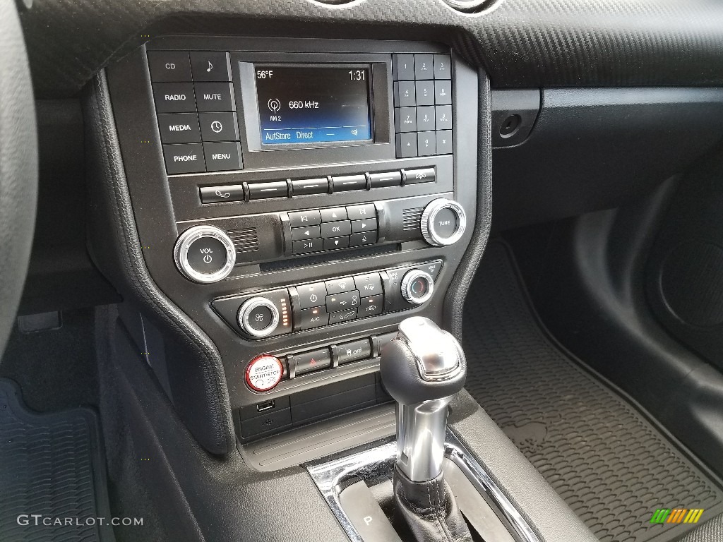 2015 Mustang V6 Coupe - Guard Metallic / Ebony photo #16