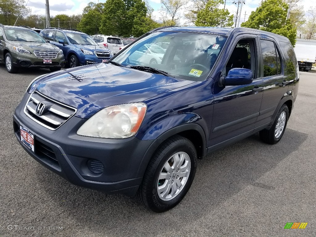 2005 CR-V EX 4WD - Eternal Blue Pearl / Black photo #3