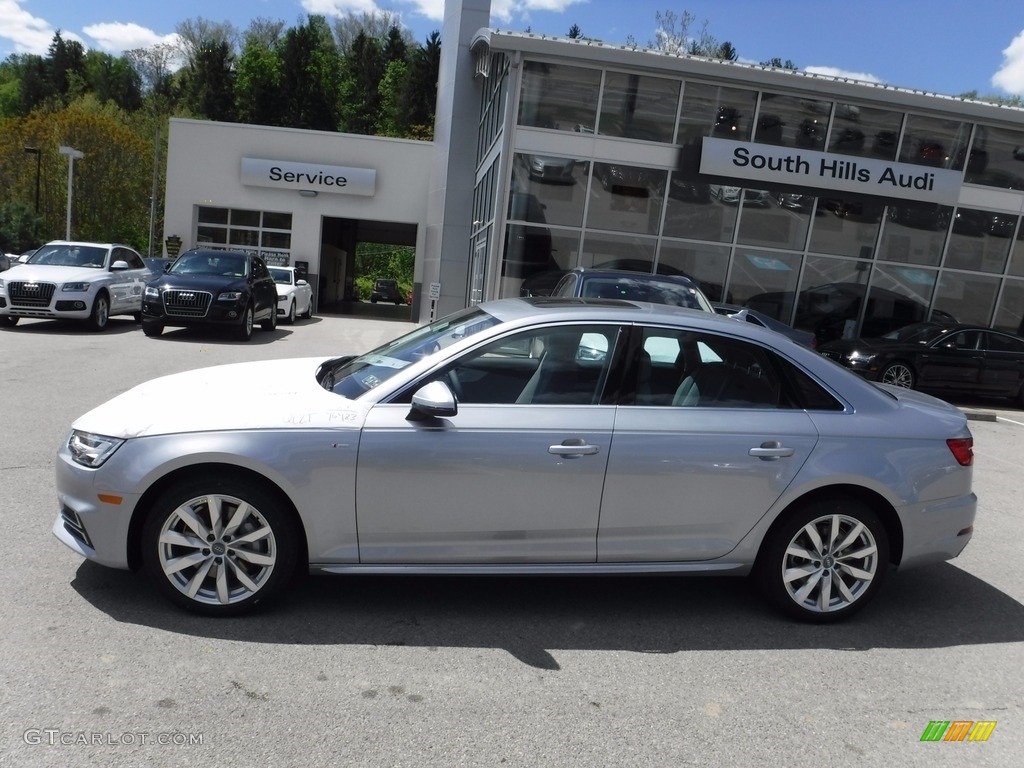 2017 A4 2.0T Premium Plus quattro - Florett Silver Metallic / Rock Gray photo #2