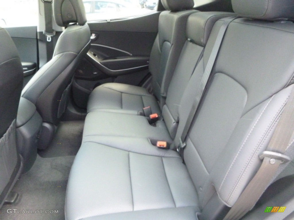 Black Interior 2017 Hyundai Santa Fe Sport 2.0T Ulitimate AWD Photo #120342952