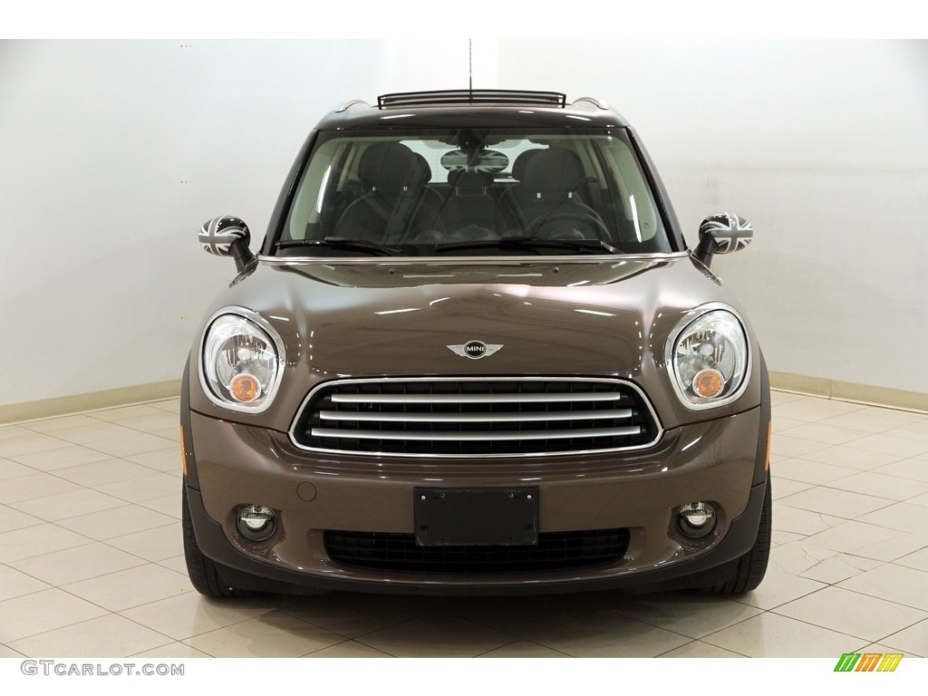 2014 Cooper Countryman - Light Coffee / Carbon Black photo #2