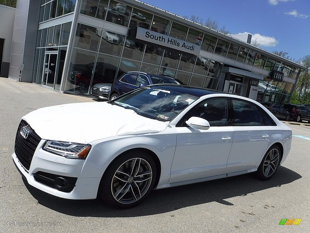 Glacier White Metallic Audi A8