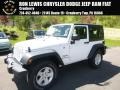 2017 Bright White Jeep Wrangler Sport 4x4  photo #1