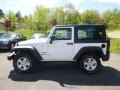 2017 Bright White Jeep Wrangler Sport 4x4  photo #2