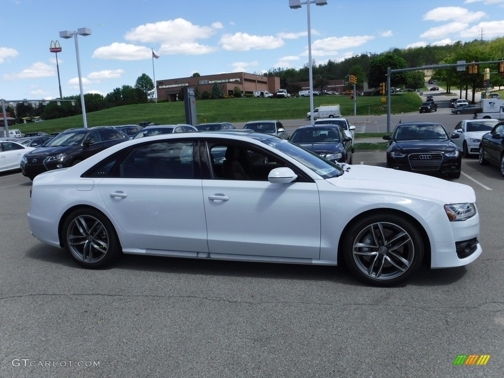 Glacier White Metallic 2017 Audi A8 L 3.0T quattro Exterior Photo #120344839