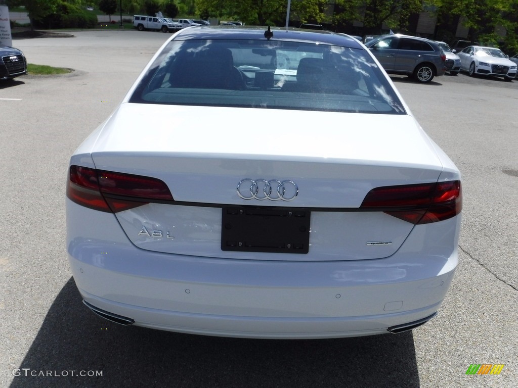2017 A8 L 3.0T quattro - Glacier White Metallic / Nougat Brown photo #13