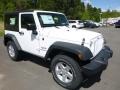 2017 Bright White Jeep Wrangler Sport 4x4  photo #10