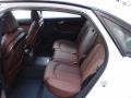 2017 Audi A8 Nougat Brown Interior Rear Seat Photo