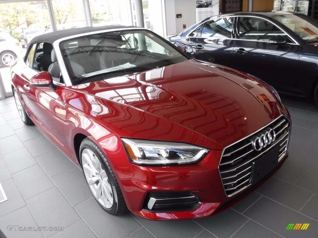 Matador Red Metallic 2018 Audi A5 Premium Plus quattro Cabriolet Exterior Photo #120345778