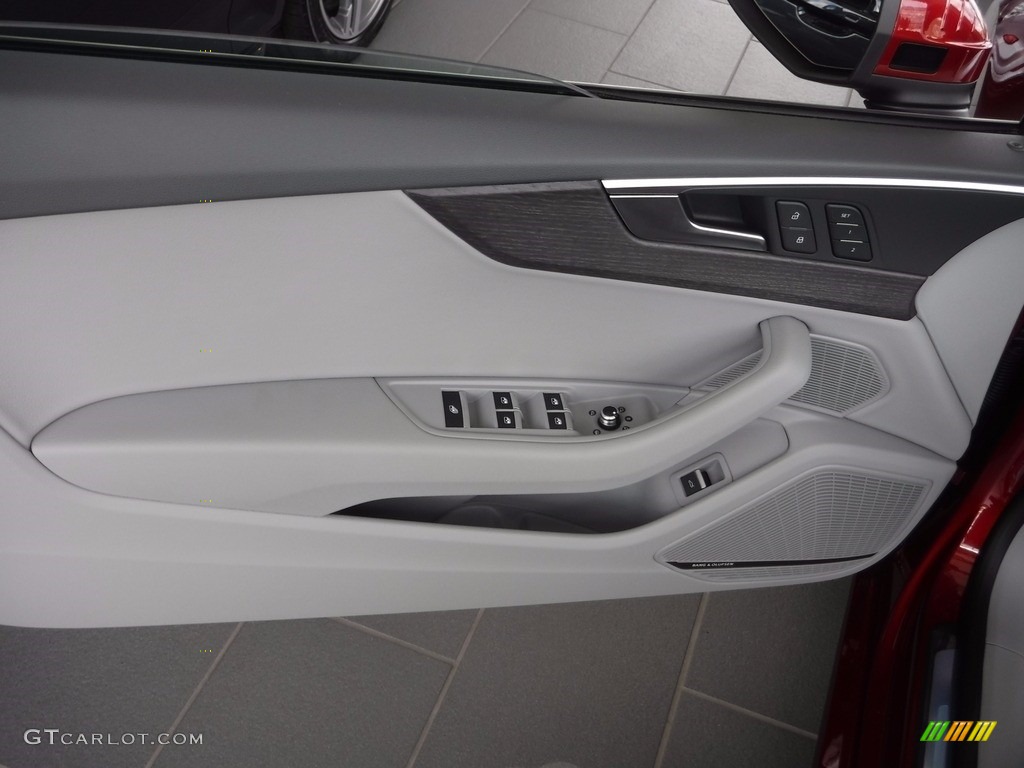 2018 Audi A5 Premium Plus quattro Cabriolet Rock Gray Door Panel Photo #120345805