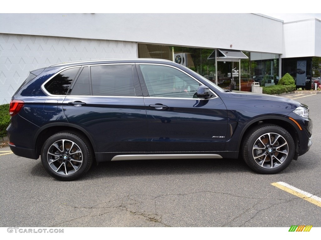 2017 X5 xDrive35i - Imperial Blue Metallic / Canberra Beige/Black photo #2