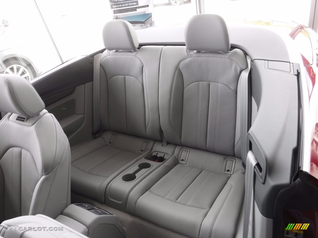 2018 Audi A5 Premium Plus quattro Cabriolet Rear Seat Photo #120345907