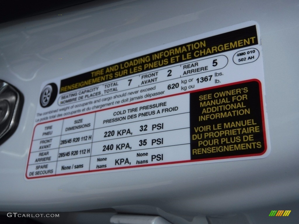 2017 Q7 3.0T quattro Premium Plus - Glacier White Metallic / Black photo #44