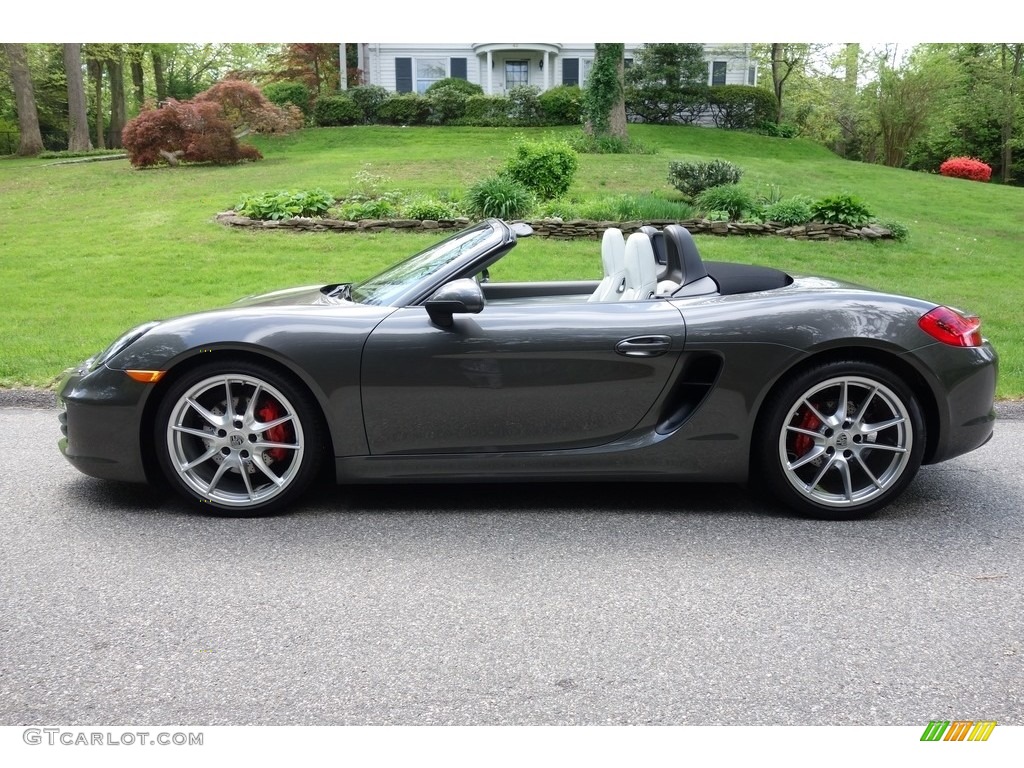 Agate Grey Metallic 2013 Porsche Boxster S Exterior Photo #120346690