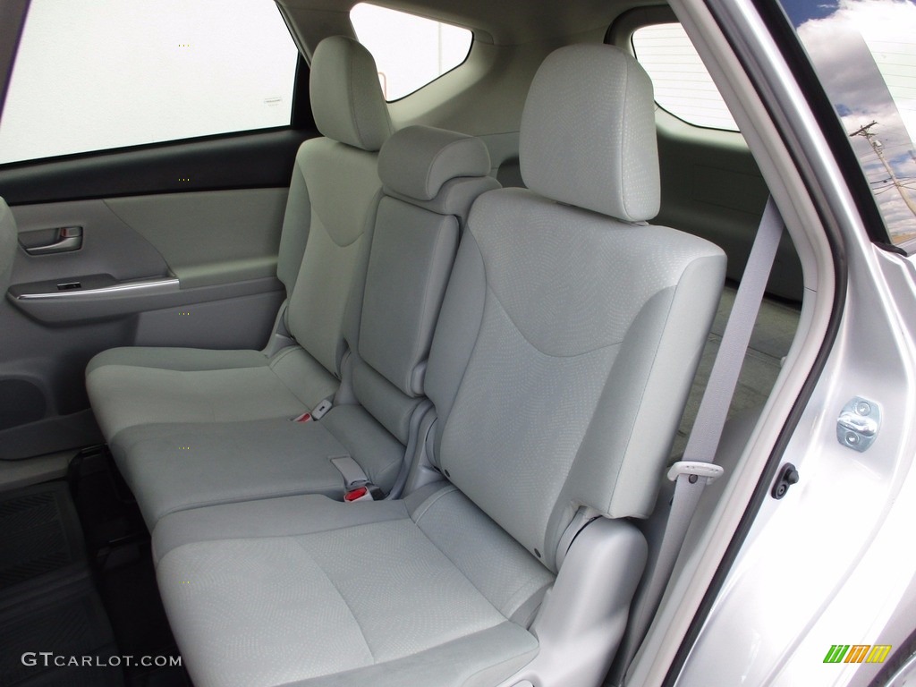 2014 Toyota Prius v Two Rear Seat Photos