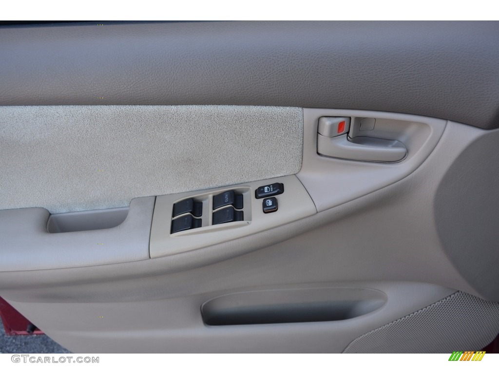 2007 Corolla CE - Impulse Red Pearl / Beige photo #8