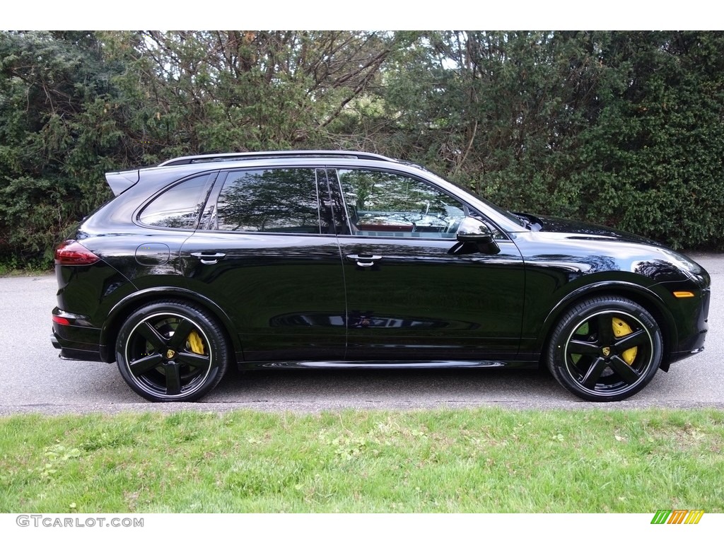 Black 2016 Porsche Cayenne Turbo S Exterior Photo #120347141