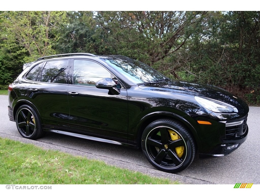 Black 2016 Porsche Cayenne Turbo S Exterior Photo #120347152