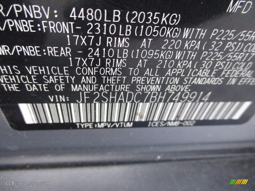 2011 Forester 2.5 X Premium - Spark Silver Metallic / Platinum photo #19