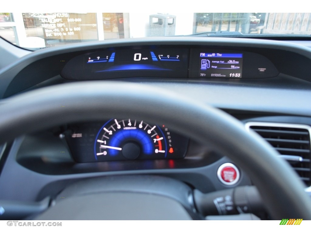 2015 Civic EX Sedan - Dyno Blue Pearl / Gray photo #24