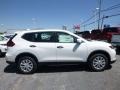 2017 Glacier White Nissan Rogue S AWD  photo #3