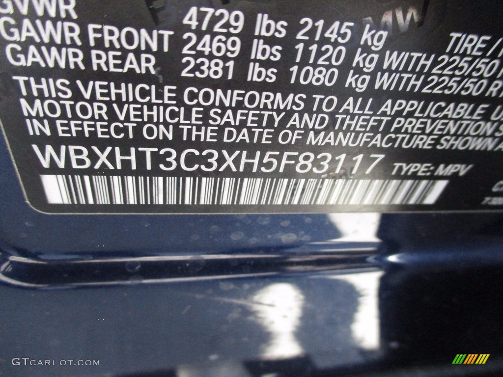 2017 X1 xDrive28i - Mediterranean Blue Metallic / Canberra Beige photo #19