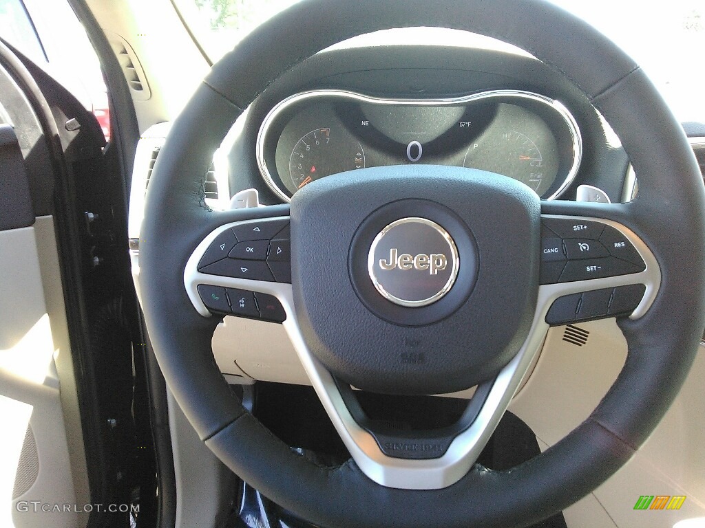 2017 Grand Cherokee Limited 4x4 - Diamond Black Crystal Pearl / Black/Light Frost Beige photo #8
