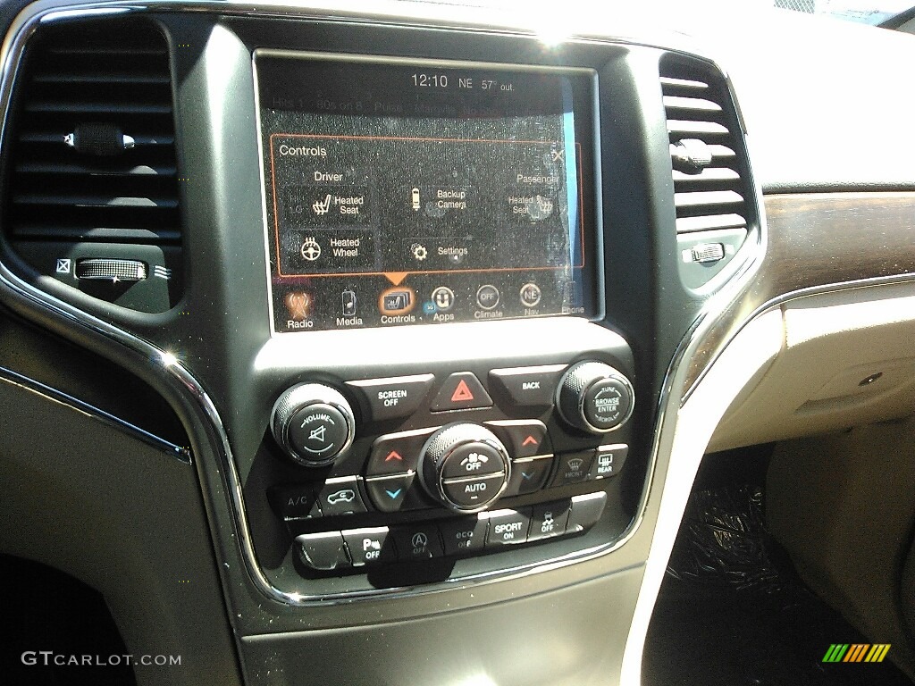 2017 Grand Cherokee Limited 4x4 - Diamond Black Crystal Pearl / Black/Light Frost Beige photo #14