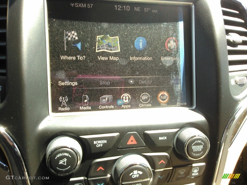 2017 Grand Cherokee Limited 4x4 - Diamond Black Crystal Pearl / Black/Light Frost Beige photo #15