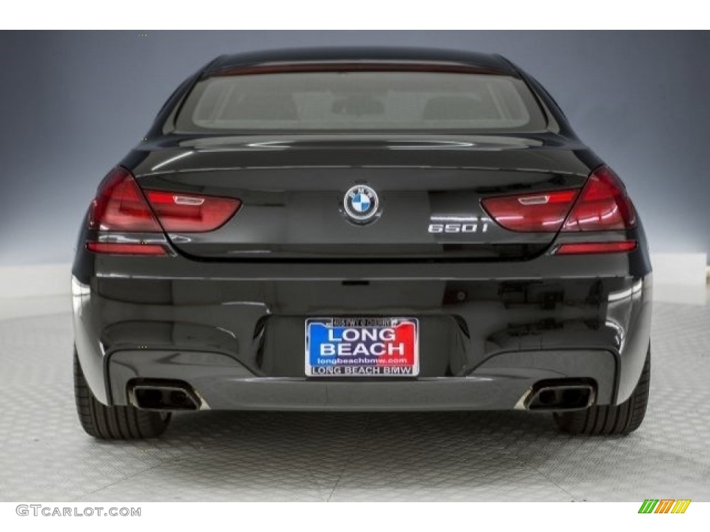 2014 6 Series 650i Gran Coupe - Black Sapphire Metallic / Black photo #3