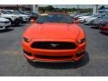 2016 Competition Orange Ford Mustang V6 Convertible  photo #7