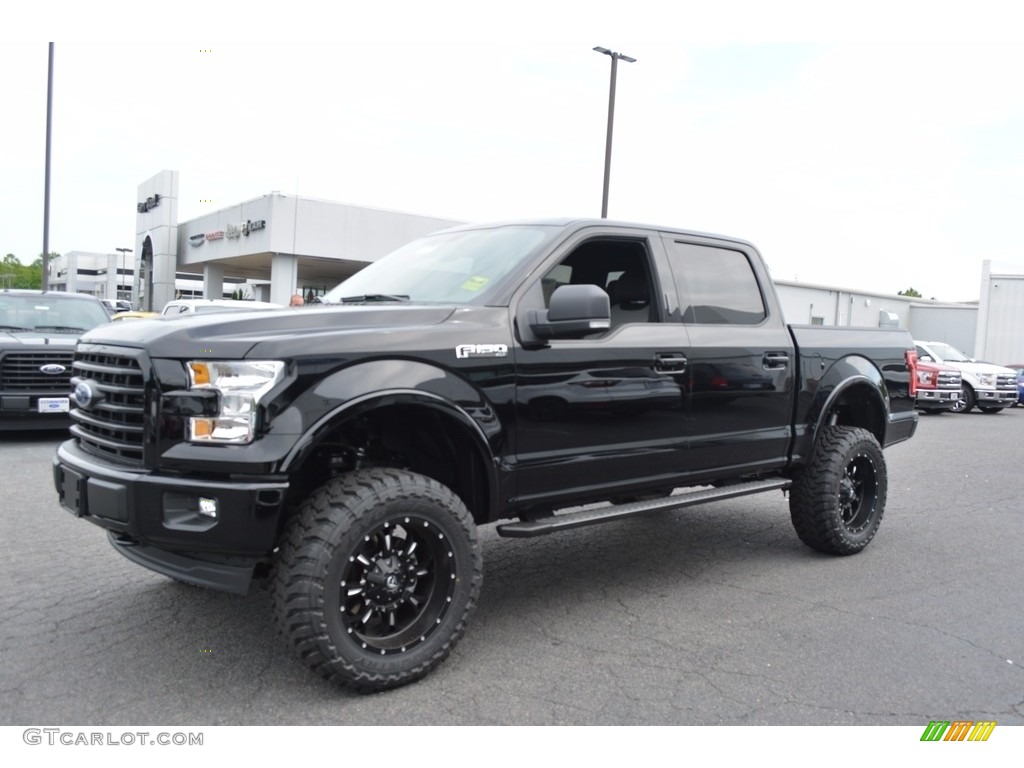 2017 F150 XLT SuperCrew 4x4 - Shadow Black / Black photo #3