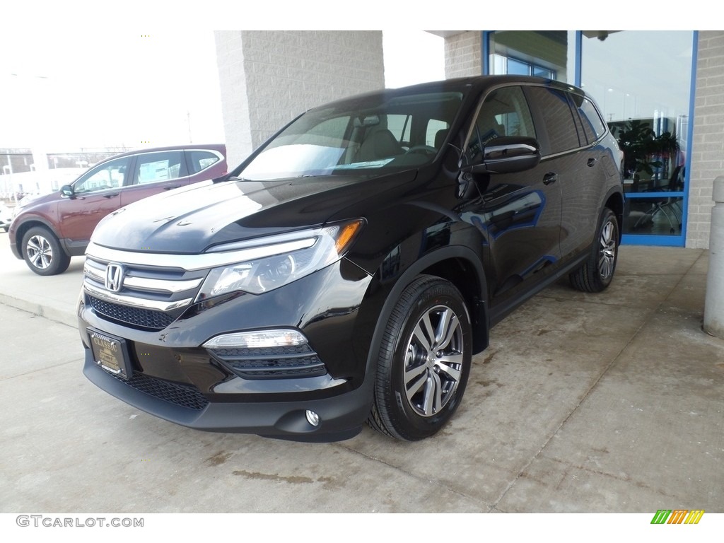 2017 Crystal Black Pearl Honda Pilot EXL AWD 120350634 Photo 9