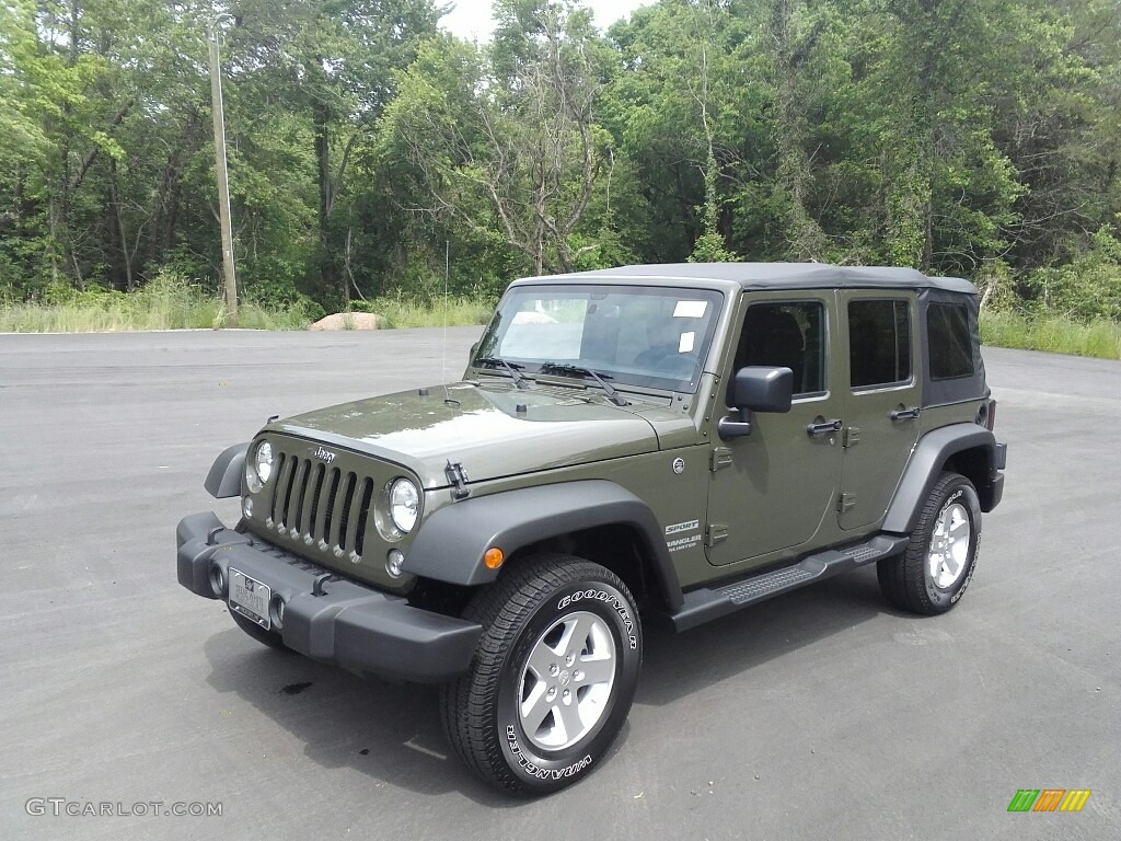 2016 Wrangler Unlimited Sport 4x4 - Tank / Black photo #2