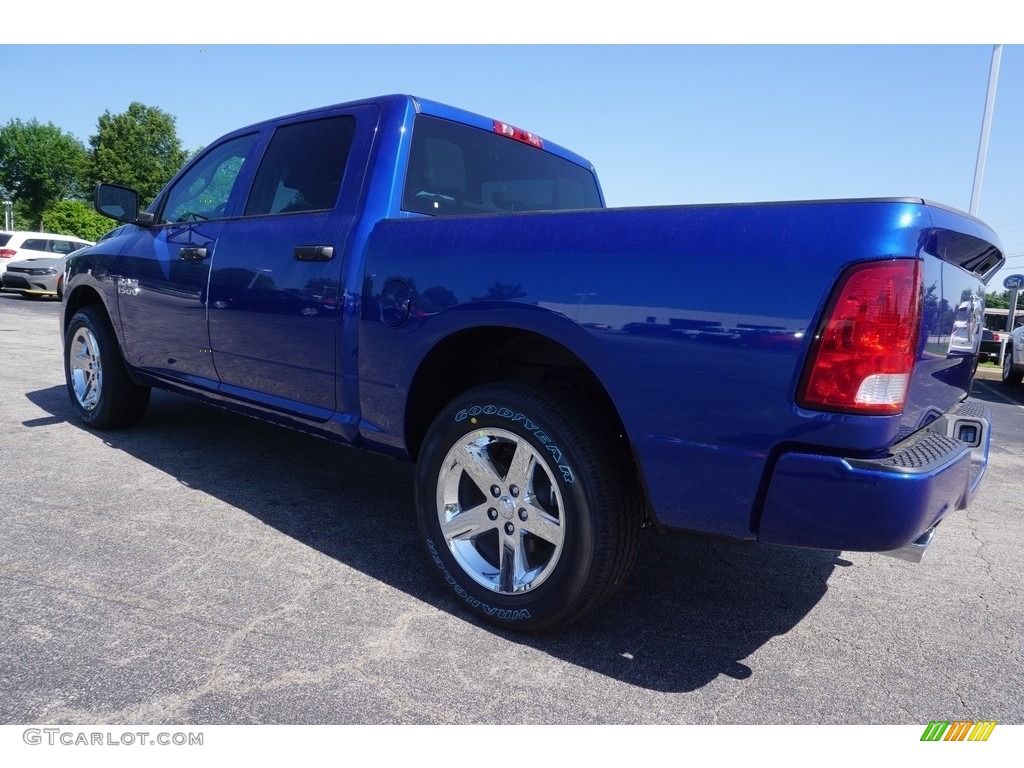 2017 1500 Express Crew Cab - Blue Streak Pearl / Black/Diesel Gray photo #2