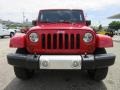 2010 Flame Red Jeep Wrangler Unlimited Sahara 4x4  photo #5