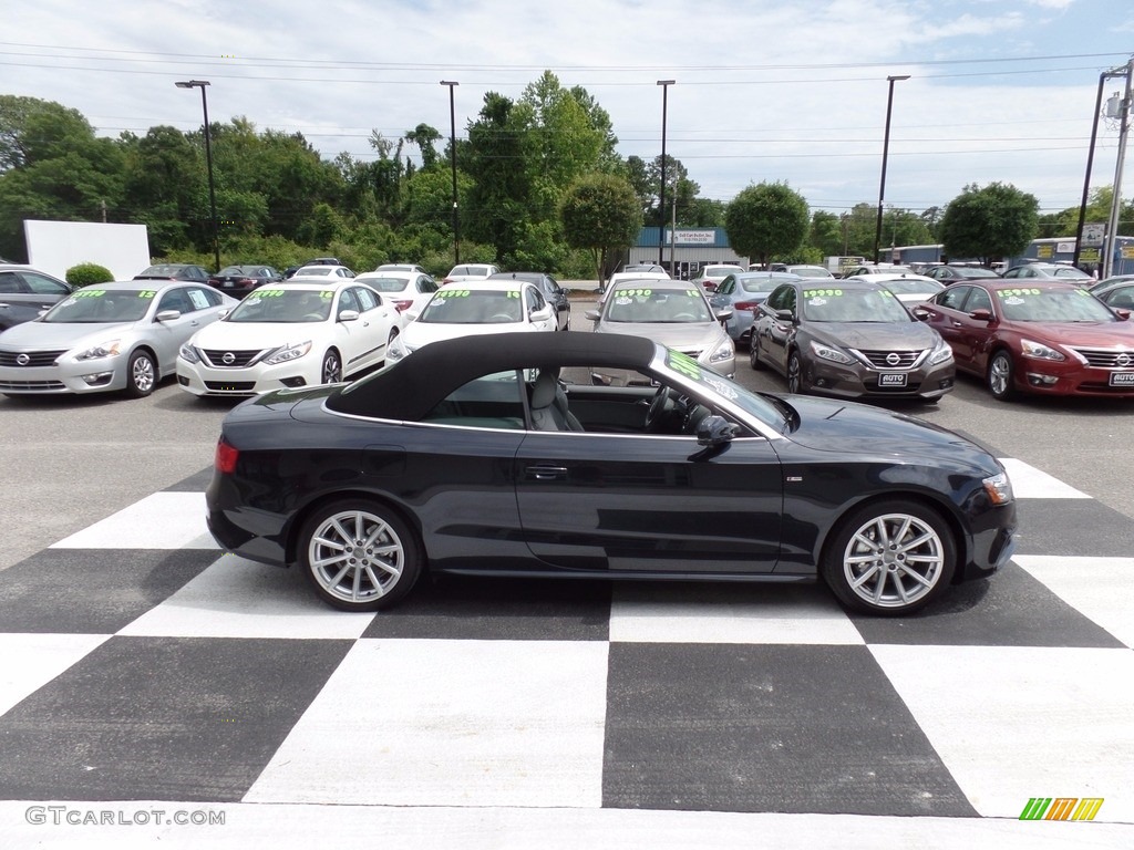 2015 A5 Premium Plus quattro Convertible - Moonlight Blue Metallic / Titanium Gray photo #4