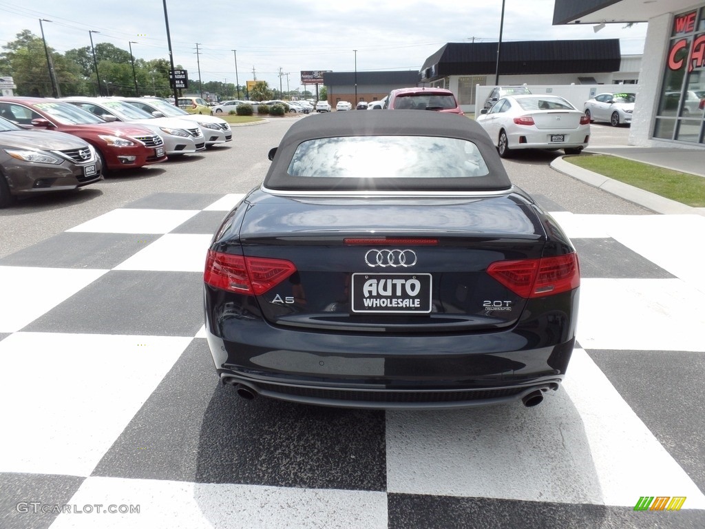 2015 A5 Premium Plus quattro Convertible - Moonlight Blue Metallic / Titanium Gray photo #5