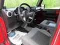 2010 Flame Red Jeep Wrangler Unlimited Sahara 4x4  photo #35