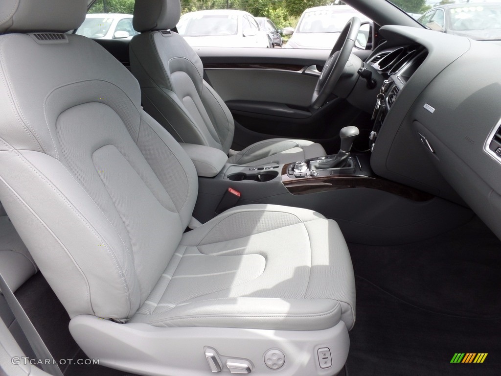 2015 A5 Premium Plus quattro Convertible - Moonlight Blue Metallic / Titanium Gray photo #13