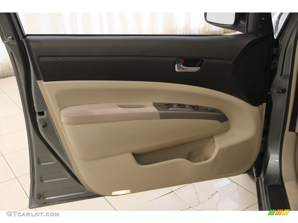 2005 Prius Hybrid - Tideland Gray Green Pearl / Ivory/Brown photo #4