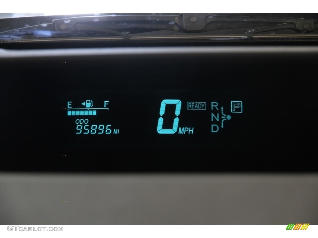 2005 Prius Hybrid - Tideland Gray Green Pearl / Ivory/Brown photo #8