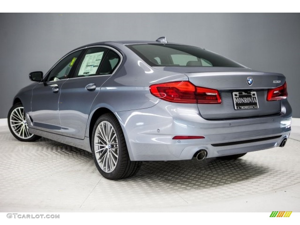 2017 5 Series 530i Sedan - Bluestone Metallic / Black photo #3