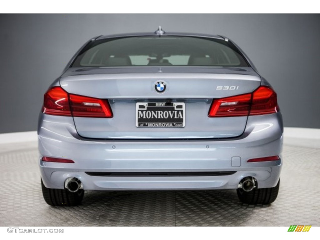 2017 5 Series 530i Sedan - Bluestone Metallic / Black photo #4
