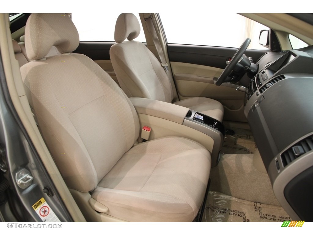 2005 Prius Hybrid - Tideland Gray Green Pearl / Ivory/Brown photo #11