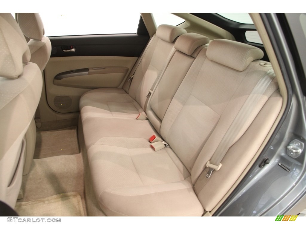 2005 Prius Hybrid - Tideland Gray Green Pearl / Ivory/Brown photo #13