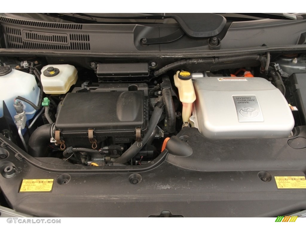 2005 Prius Hybrid - Tideland Gray Green Pearl / Ivory/Brown photo #15